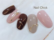 ネイルチックコウベ 銀天街店(Nail Chick kobe)/オフィス大人カラーネイル