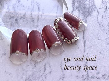 ビューティースペース 品川大井町店(Beauty Space)/ストーン囲みネイル♪