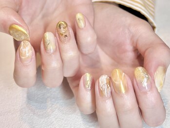アイラッシュアンドネイル専門店 クラル 茅ヶ崎店(CURAR)/イエローニュアンス