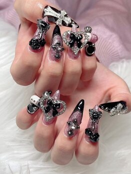アモ ラブネイルズ 高崎駅前店(AMO Love nails)の写真/弱った爪の補強や短い自爪を理想の形に！"丁寧ケア×提案力"が魅力のネイリストが理想のデザインをご提供☆