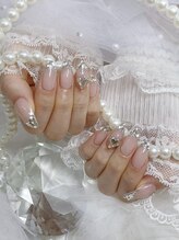 プティネイル(Puty Nail)/ガラスフレンチネイル　スカルプ