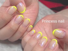 プリンセスネイル(Princess nail)/オーロラフレンチ10,800