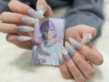 デリーネイル(Dely_nail)/雪のような儚げブルーグレー