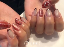 アンネ 渋谷店(ANNE)/パラジェル 冬ネイル