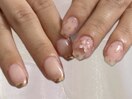 短い爪でも可愛く仕上げます
