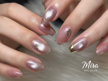 nail&eyebrow Mira【ワンカラー/マグネット/アイブロウ/眉毛】/ニュアンス.デザイン°