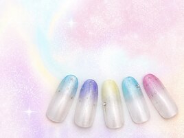 淡色グラデーション