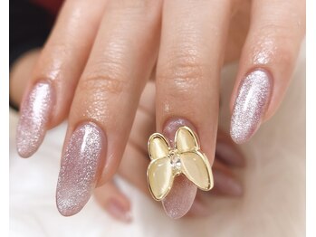 キキネイル たまプラーザ店(kikinail)/春先取り♪バタフライネイル