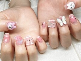 ちいかわとフリルの組み合わせ