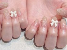 スリーラッシュ エルフネイル(threelash elf.nail)/ベージュキルティング &nbsp;ワンホン