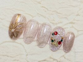 クリスマスネイル