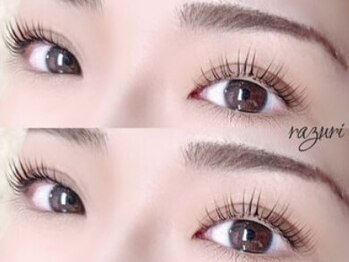 ラズリ(razuri)の写真/【21時まで営業】パリジェンヌ/まつげパーマ¥5580★骨格や目の形に合った似合わせまつげはお任せください!