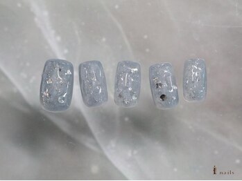アイネイルズ 横浜WEST店(I-nails)/ぷっくりクリアラメ9480円