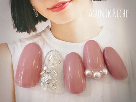 【ビジューネイル】