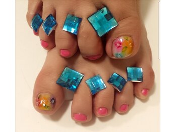 チェリー(Cherry)/【水彩画ネイル】