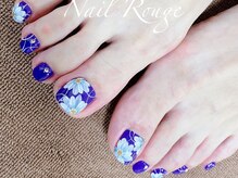ネイルルージュ(Nail Rouge)/華やか花ネイル