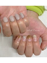 ネイルアート ジマー/60minartとクリアニュアンス