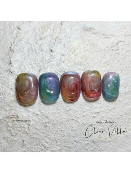 ネイルサロンクリアヴィラ(nail salon clear villa)/nuance art¥11000