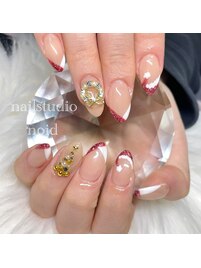 フレンチ/クリスマスネイル