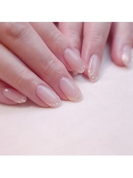 ピオニーネイル(peony nail)/さりげないシェルフレンチ