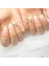 リッシュ トロワ(RICHE trois)/キラキラゴールドガラスフレンチ