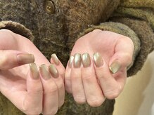 クレイ(clay.)/マグネットネイル　先端ライン