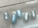 ブルー×グレーマグネット