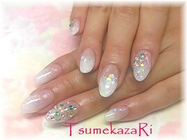 ★ホワイトホログラム★ビジュー