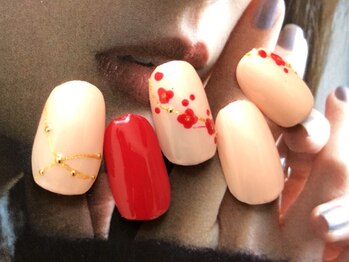 ビューティーサロン ハル(beauty salon haru)/【和装ネイル和柄　水引】