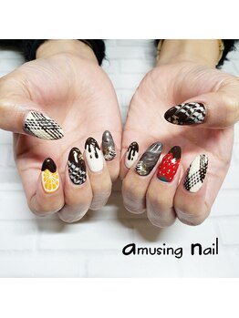 120分☆チョコ&フルーツネイル