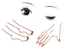 ペアリング(Pairing nail&eyelash)/まつ毛/まゆげ/ハンド/フット