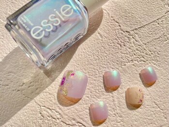 ペディキュア(シェルデザイン)