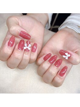 ヘブン ネイル 鶯谷(HEAVEN Nail)/ローズピンクリボン