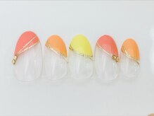 ネイルサロン アビー グランデュオ蒲田店(abbie)/パステルフレンチ¥12815