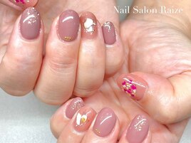 押し花ネイル/春デザインネイル