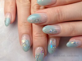オーロラホロネイル☆