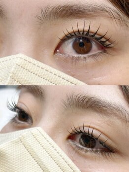 シュガーアイプラス(SUGAR eye plus)の写真/目元の印象ナチュラルにUP☆まつげの癖を見極める施術が◎フラットラッシュで軽いのにぱっちりeyeに♪