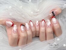 テセネイル(Tese Nail)/ボルドーフレンチネイル♪