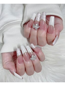 フレンチチップ長さだし