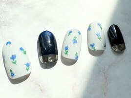 マット×色鉛筆チューリップ