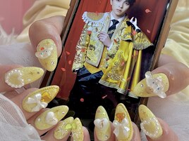 推しネイル 概念 ガーリー