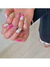 ナナズネイル 西小倉店(NANA's Nail)/エンボスフラワー　　byNANA