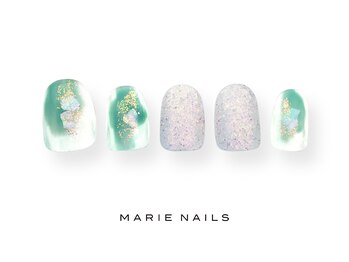 マリーネイルズ 近鉄あべのハルカス店(MARIE NAILS)/新規様6000円 クリア 0818a