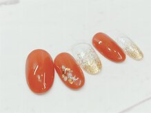 ネイルアンドまつ毛エクステ ルーナ イオン相模原店/定額　ジェルネイル　7500