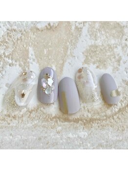 ネイルサロン クイル(QUILL)/８月マット（２）