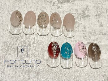 キラキラぬりかけネイル