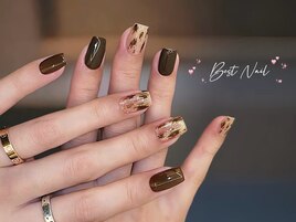 ヒョウ柄ネイル