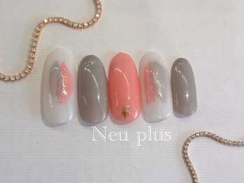 定額¥6300 塗りかけネイル