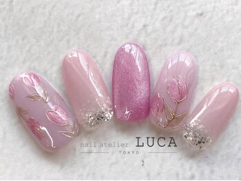 ネイルアトリエルカ(nail atelier LUCA)の写真/チューリップマグネットネイルや韓国ネイル等、大人可愛い～大人上品まで種類豊富◎