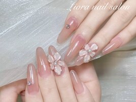 ピンク　ちゅるん　フラワー